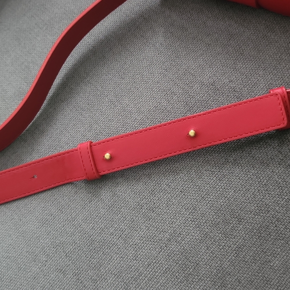BOTTEGA VENETA Intrecciato Cassette Crossbody Bag Bright Red - Picture 12 of 14